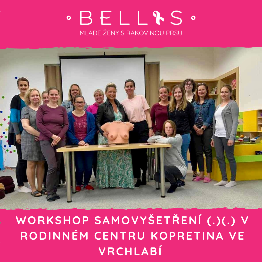 Workshop prevence rakoviny & samovyšetření (.)(.) v Rodinném centru Kopretina ve Vrchlabí
