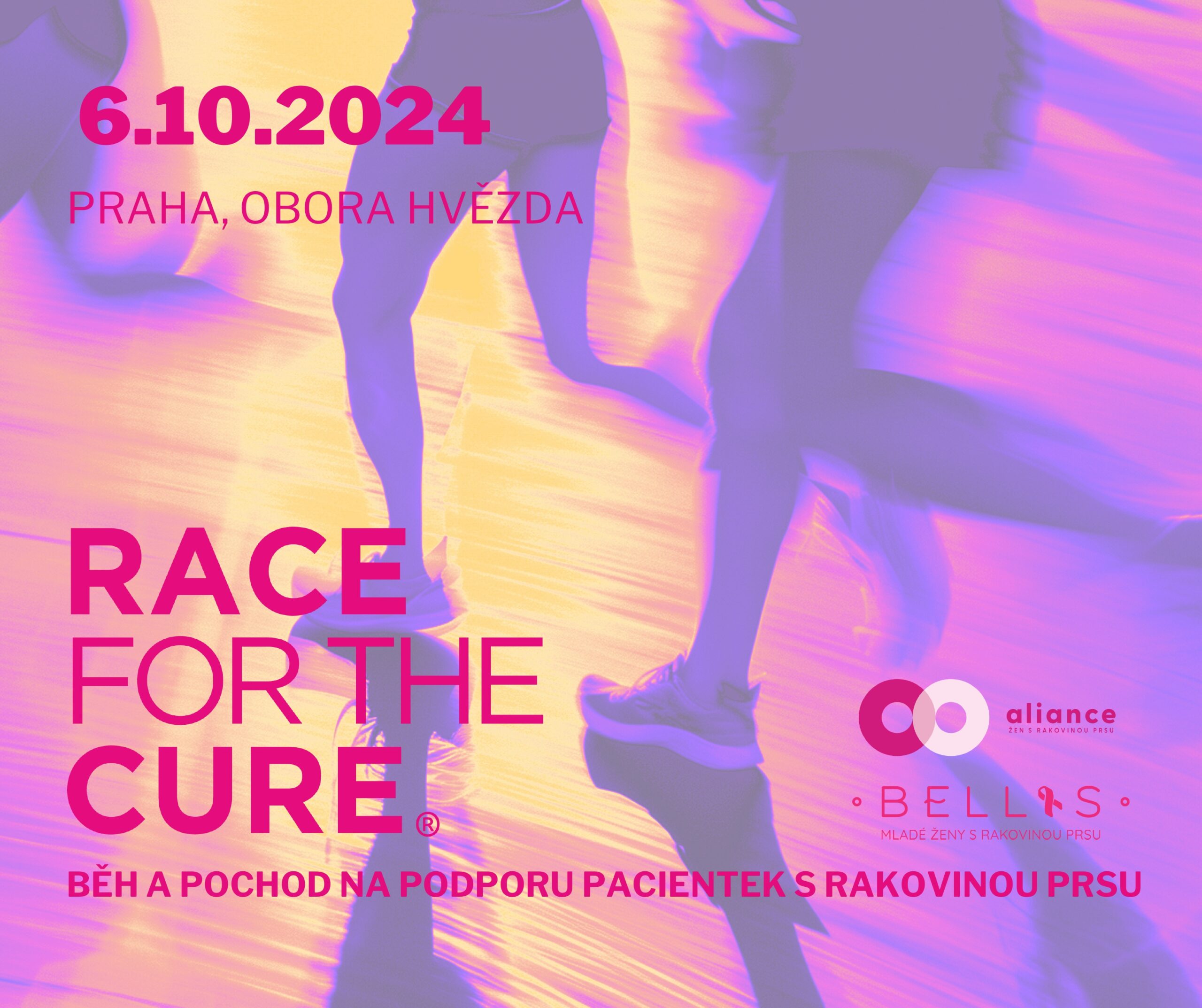 RACE FOR THE CURE – BĚH A POCHOD ZA ZDRAVÁ PRSA – neděle 6. října 2024